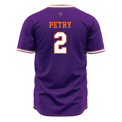 HWS - NCAA Baseball : Christian Petry - Purple Jersey