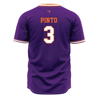 HWS - NCAA Baseball : Isaiah Pinto - Purple Jersey