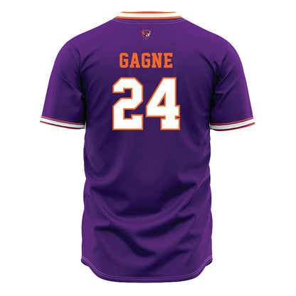 HWS - NCAA Baseball : Brady Gagne - Purple Jersey