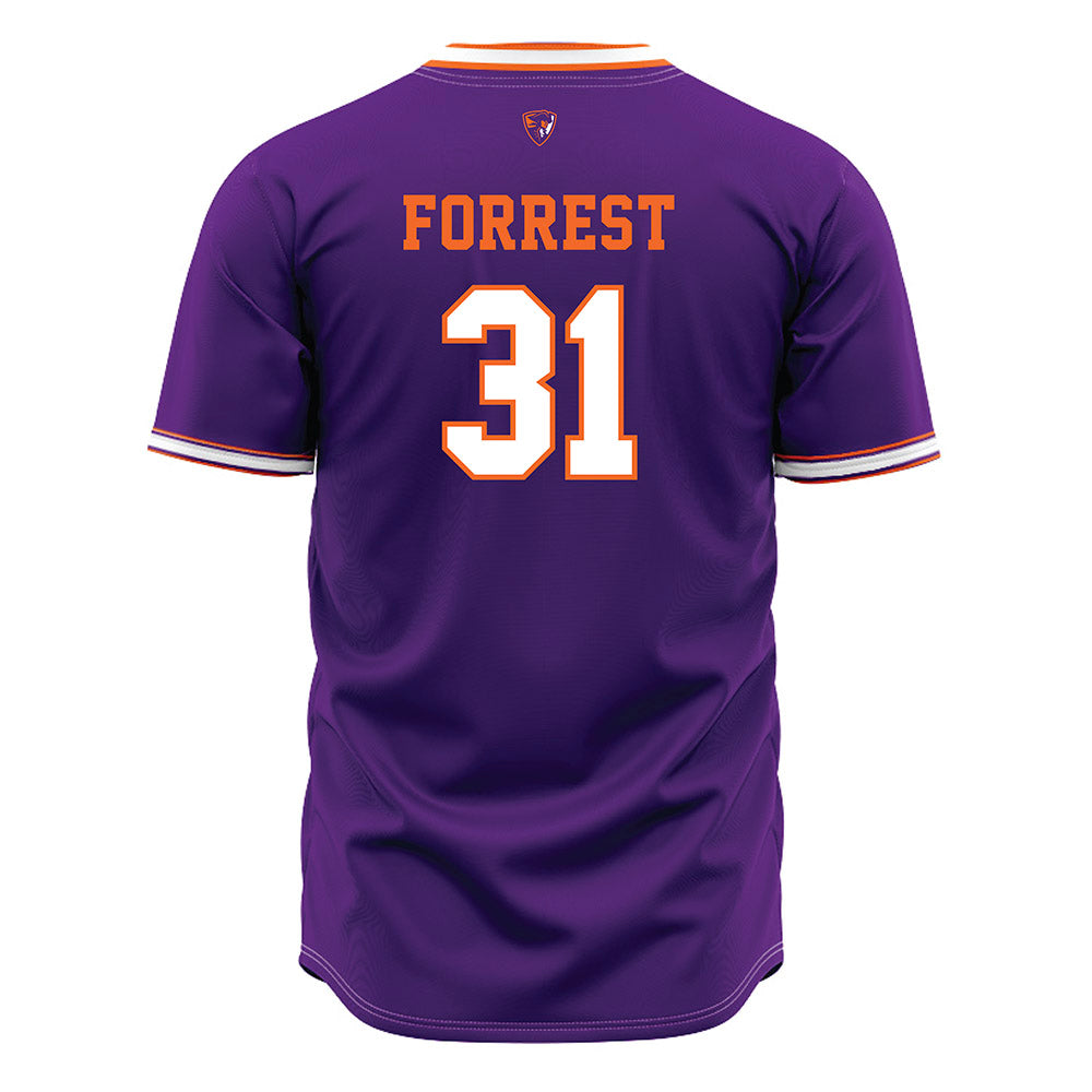 HWS - NCAA Baseball : Charlie Forrest - Purple Jersey