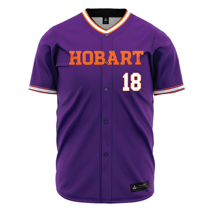 HWS - NCAA Baseball : Teck Nash - Purple Jersey-0