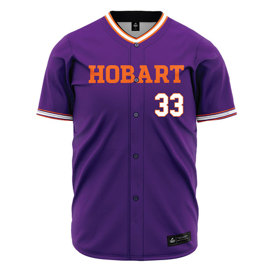 HWS - NCAA Baseball : Griffin Snyder - Purple Jersey