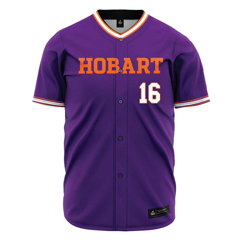 HWS - NCAA Baseball : Payton Johnson - Purple Jersey-0
