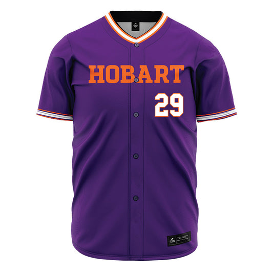 HWS - NCAA Baseball : Sean Garvin - Purple Jersey
