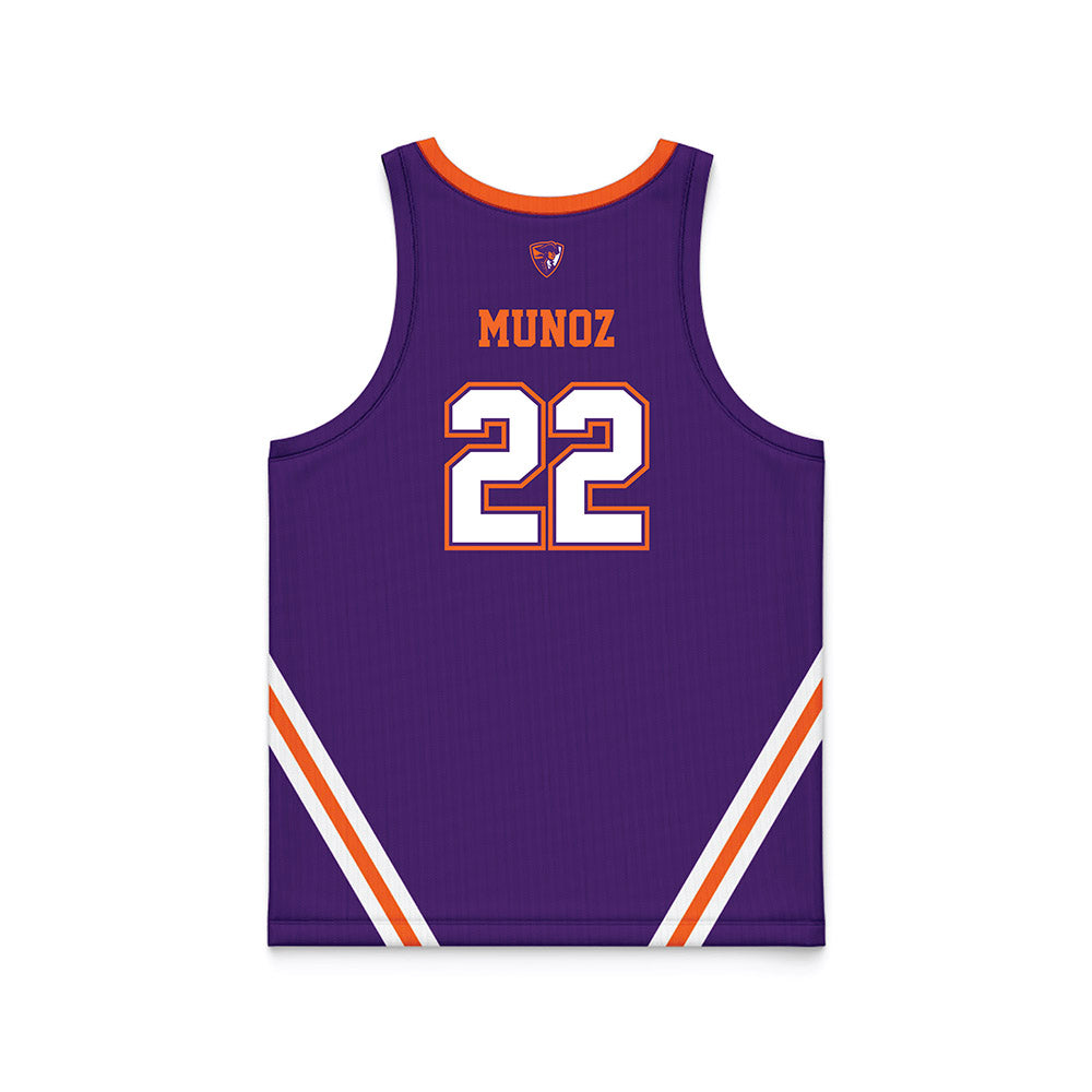 HWS - NCAA Men's Volleyball : Roberto Munoz - Purple Basketball Jersey