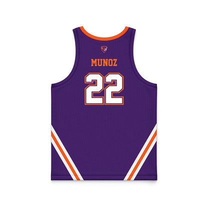 HWS - NCAA Men's Volleyball : Roberto Munoz - Purple Basketball Jersey