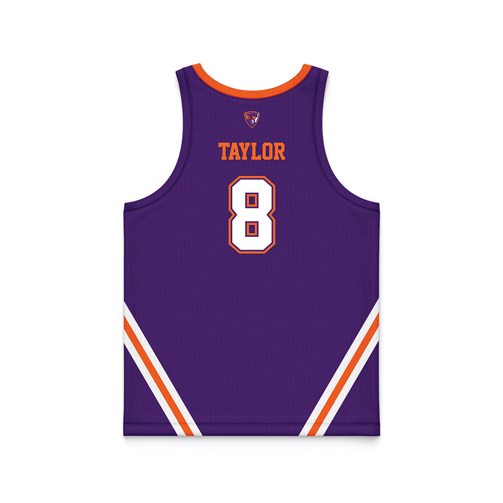 HWS - NCAA Men's Volleyball : Ben Taylor - Purple Basketball Jersey