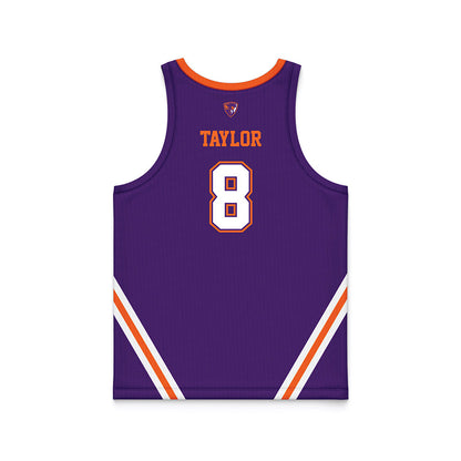 HWS - NCAA Men's Volleyball : Ben Taylor - Purple Basketball Jersey