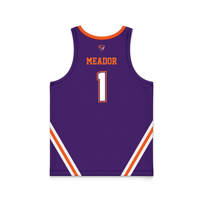 HWS - NCAA Men's Volleyball : Gavin Meador - Purple Basketball Jersey