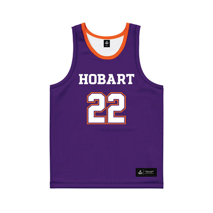 HWS - NCAA Men's Volleyball : Roberto Munoz - Purple Basketball Jersey