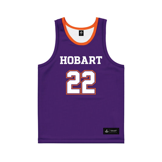 HWS - NCAA Men's Volleyball : Roberto Munoz - Purple Basketball Jersey