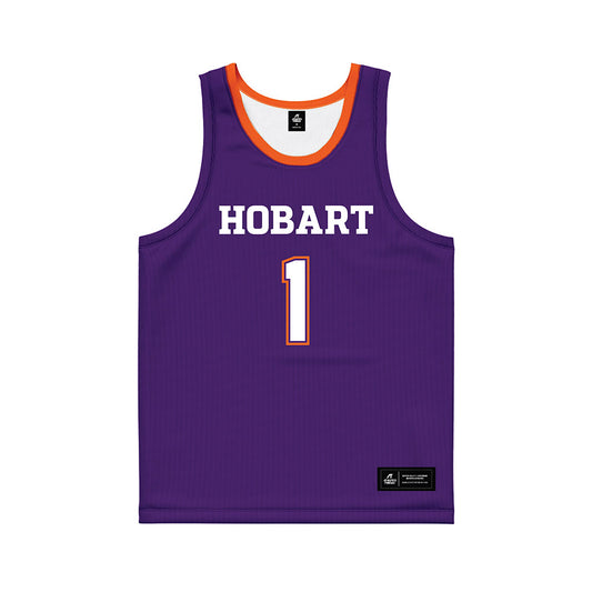 HWS - NCAA Men's Volleyball : Gavin Meador - Purple Basketball Jersey