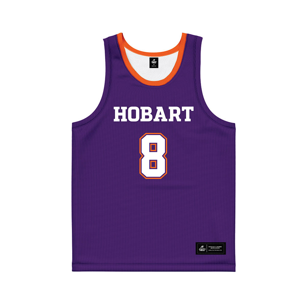 HWS - NCAA Men's Volleyball : Ben Taylor - Purple Basketball Jersey
