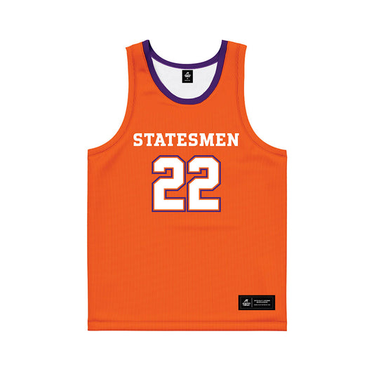 HWS - NCAA Men's Volleyball : Roberto Munoz - Orange Basketball Jersey