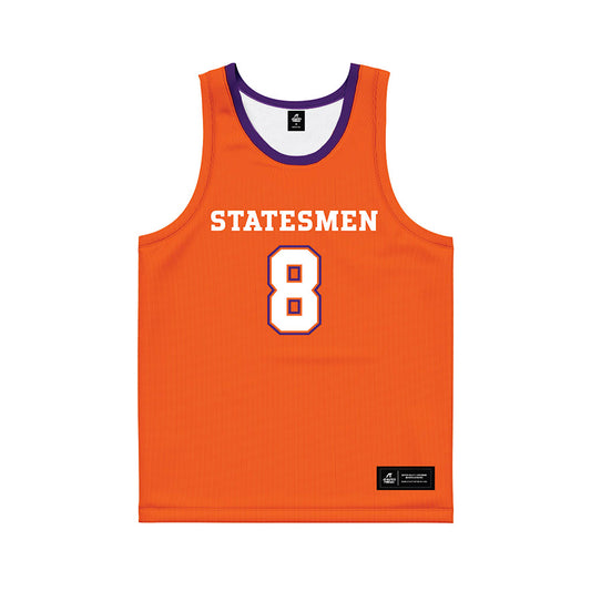 HWS - NCAA Men's Volleyball : Ben Taylor - Orange Basketball Jersey