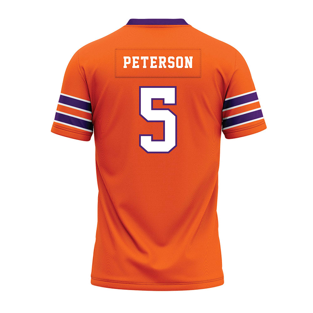 HWS - NCAA Football : Marcus Peterson - Orange Premium Football Jersey-1