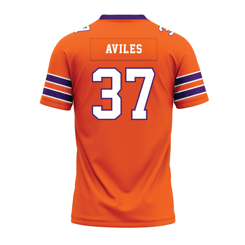 HWS - NCAA Football : Xavier Aviles - Orange Premium Football Jersey