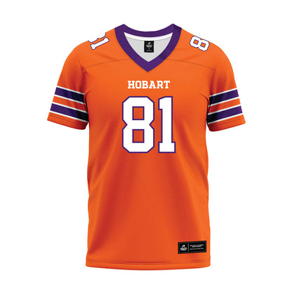 HWS - NCAA Football : Callum Letters - Orange Premium Football Jersey-0