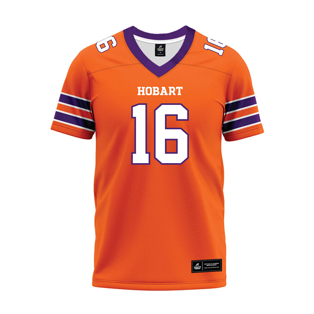 HWS - NCAA Football : Jeremy Weiss - Orange Premium Football Jersey-0