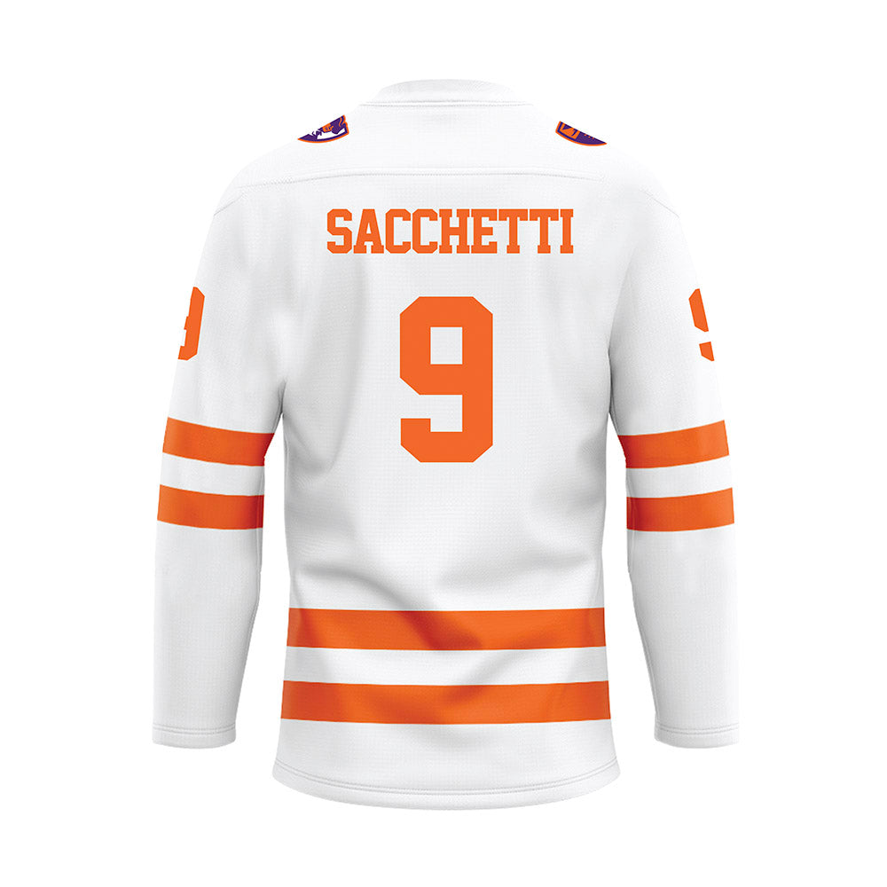 HWS - NCAA Men's Ice Hockey : Brandon Sacchetti - White Hockey Jersey