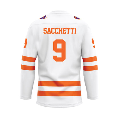 HWS - NCAA Men's Ice Hockey : Brandon Sacchetti - White Hockey Jersey
