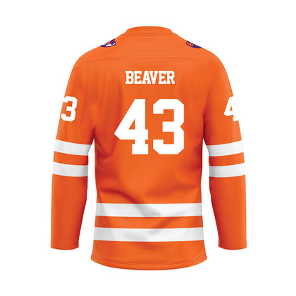 HWS - NCAA Men's Ice Hockey : Damon Beaver - Orange Hockey Jersey