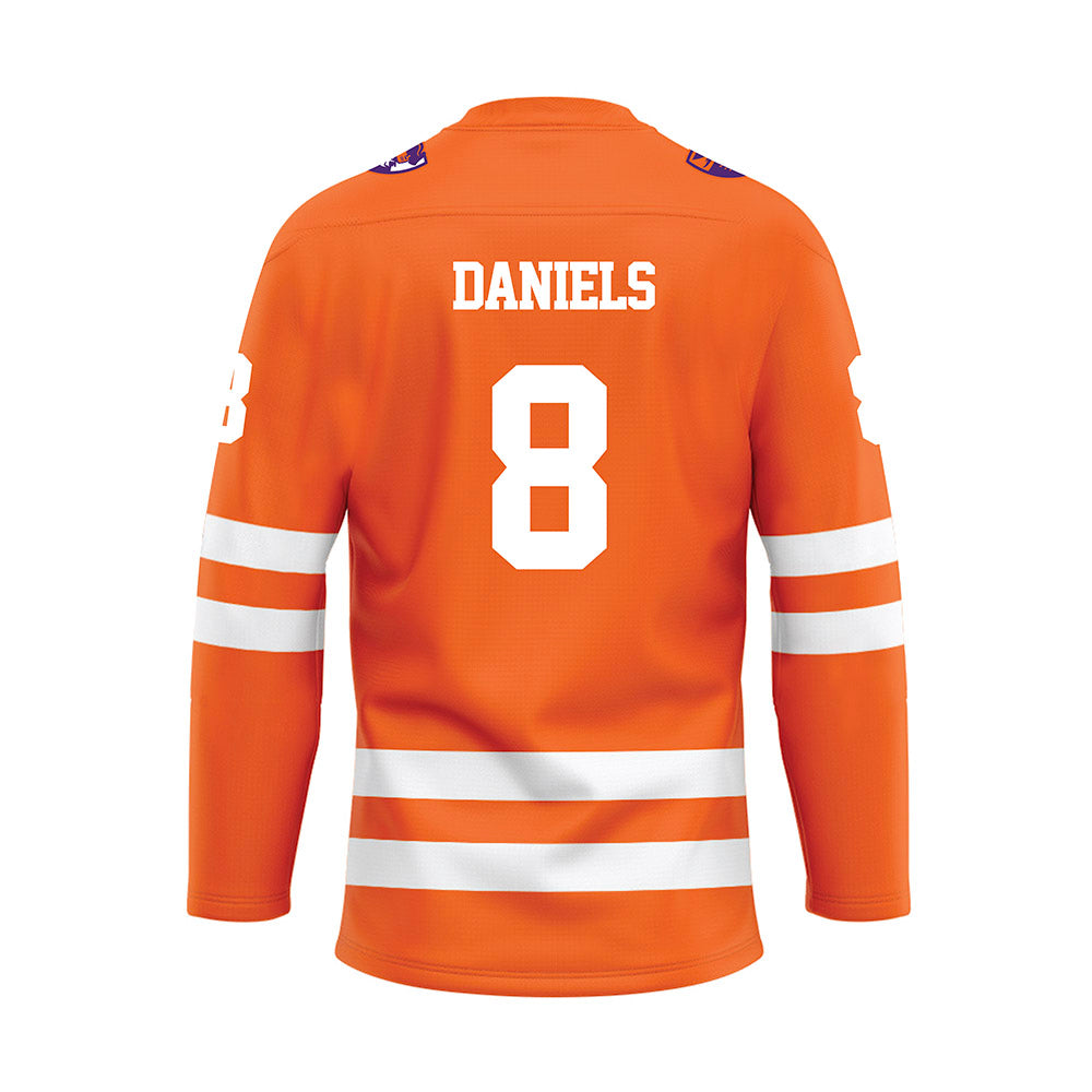 HWS - NCAA Men's Ice Hockey : Tanner Daniels - Orange Hockey Jersey