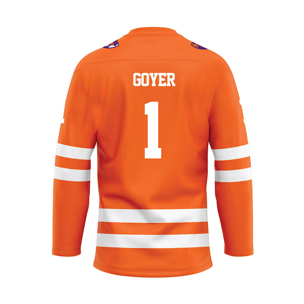 HWS - NCAA Men's Ice Hockey : Mavrick Goyer - Orange Hockey Jersey