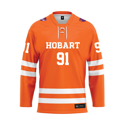 HWS - NCAA Men's Ice Hockey : Logan Gotinsky - Orange Hockey Jersey