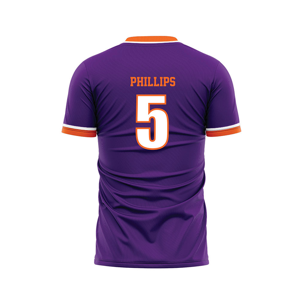 HWS - NCAA Men's Soccer : Quinn Phillips - Purple Soccer Jersey