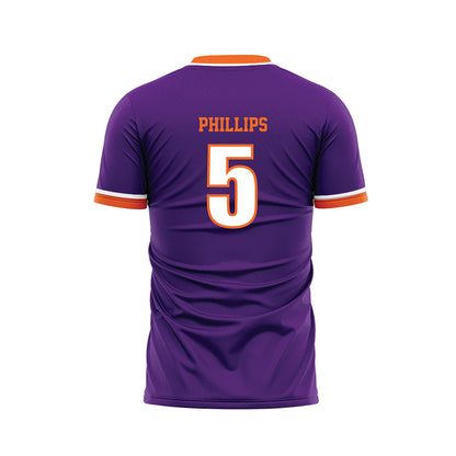 HWS - NCAA Men's Soccer : Quinn Phillips - Purple Soccer Jersey
