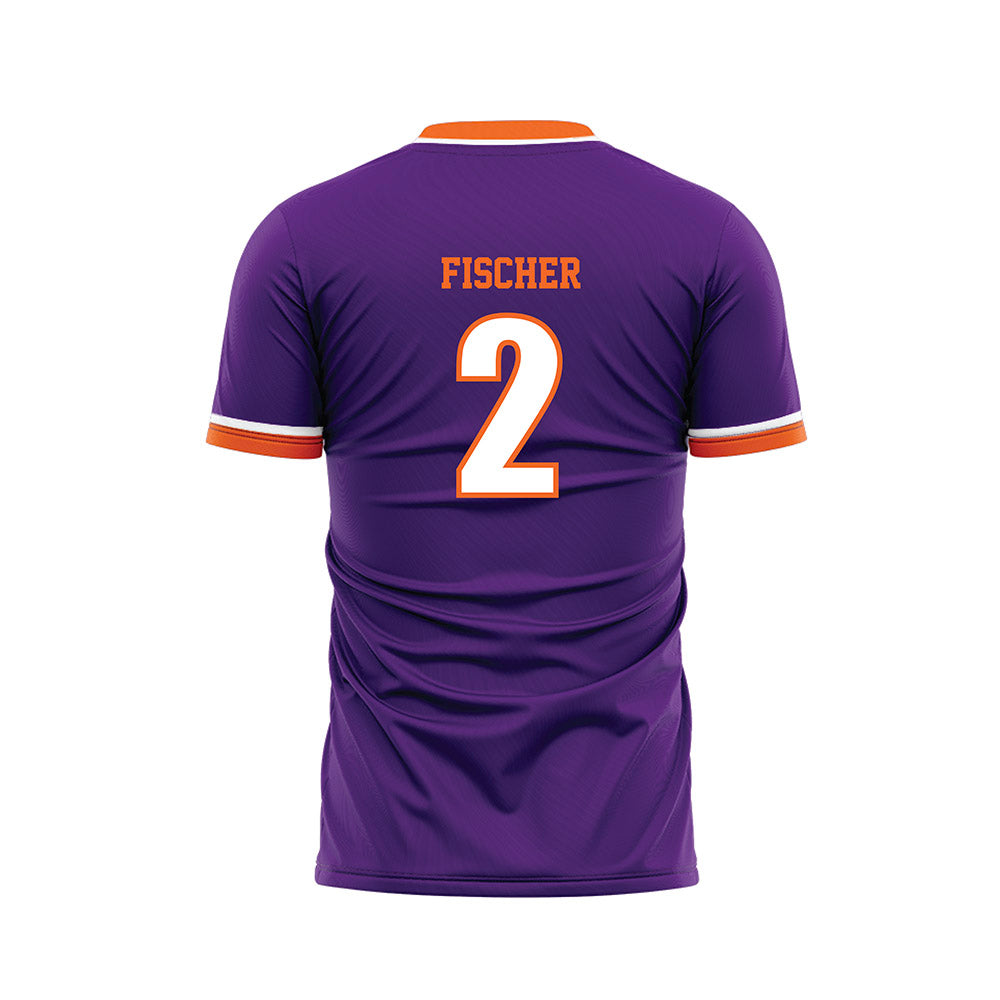 HWS - NCAA Men's Soccer : Noah Fischer - Purple Soccer Jersey