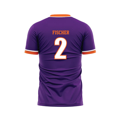HWS - NCAA Men's Soccer : Noah Fischer - Purple Soccer Jersey