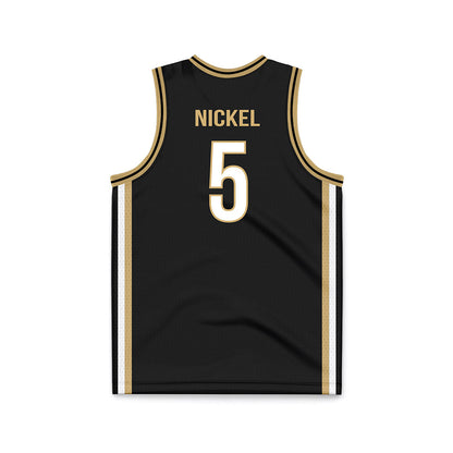Vanderbilt - NCAA Men's Basketball : Tyler Nickel - Black Basketball Jersey-1