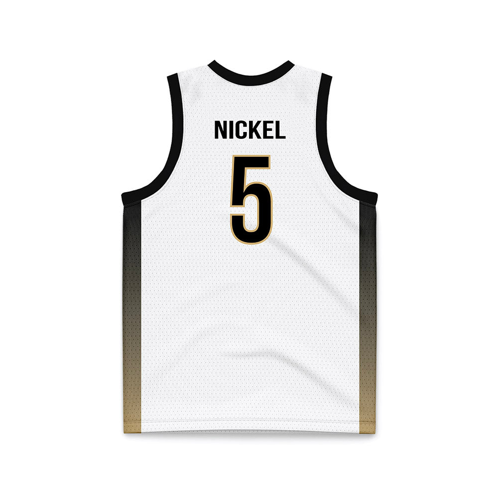 Vanderbilt - NCAA Men's Basketball : Tyler Nickel - White Basketball Jersey-1