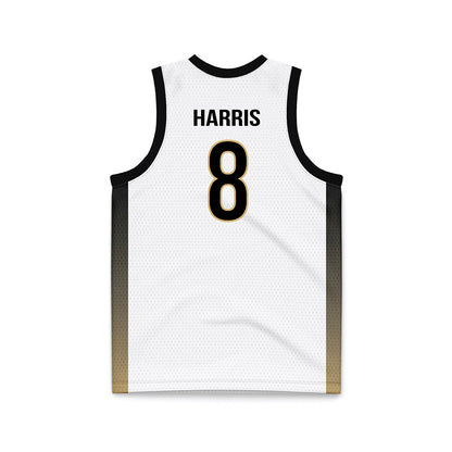 Vanderbilt - NCAA Men's Basketball : Tyler Harris - White Basketball Jersey-1