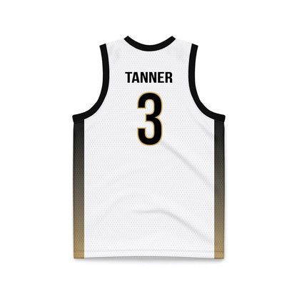 Vanderbilt - NCAA Men's Basketball : Tyler Tanner - White Basketball Jersey-1