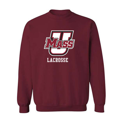 UMass - NCAA Men's Lacrosse : Aiden Drunsic - Classic Fashion Shersey Crewneck Sweatshirt-0