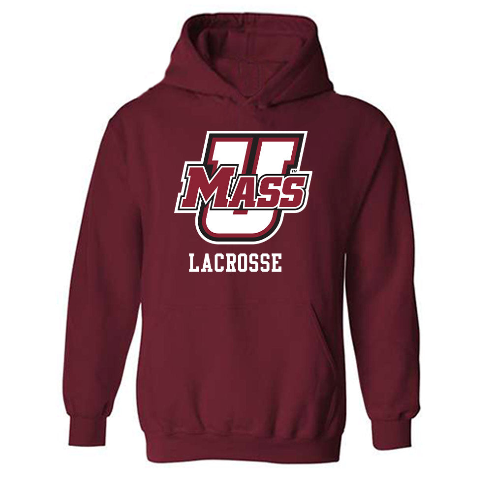 UMass - NCAA Men's Lacrosse : Owen Salanger - Classic Fashion Shersey Hooded Sweatshirt-0