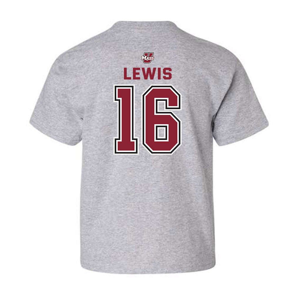 UMass - NCAA Men's Lacrosse : Caelin Lewis - Youth T-Shirt Classic Shersey
