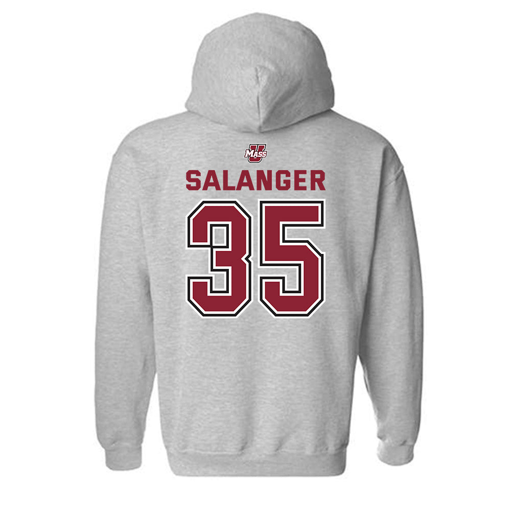 UMass - NCAA Men's Lacrosse : Owen Salanger - Classic Shersey Hooded Sweatshirt