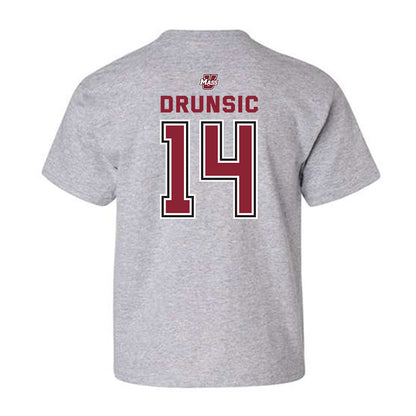 UMass - NCAA Men's Lacrosse : Aiden Drunsic - Classic Shersey Youth T-Shirt-1