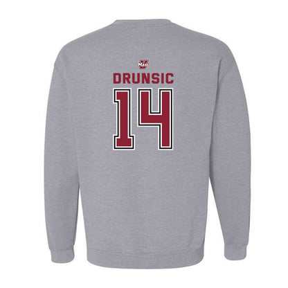 UMass - NCAA Men's Lacrosse : Aiden Drunsic - Classic Shersey Crewneck Sweatshirt-1