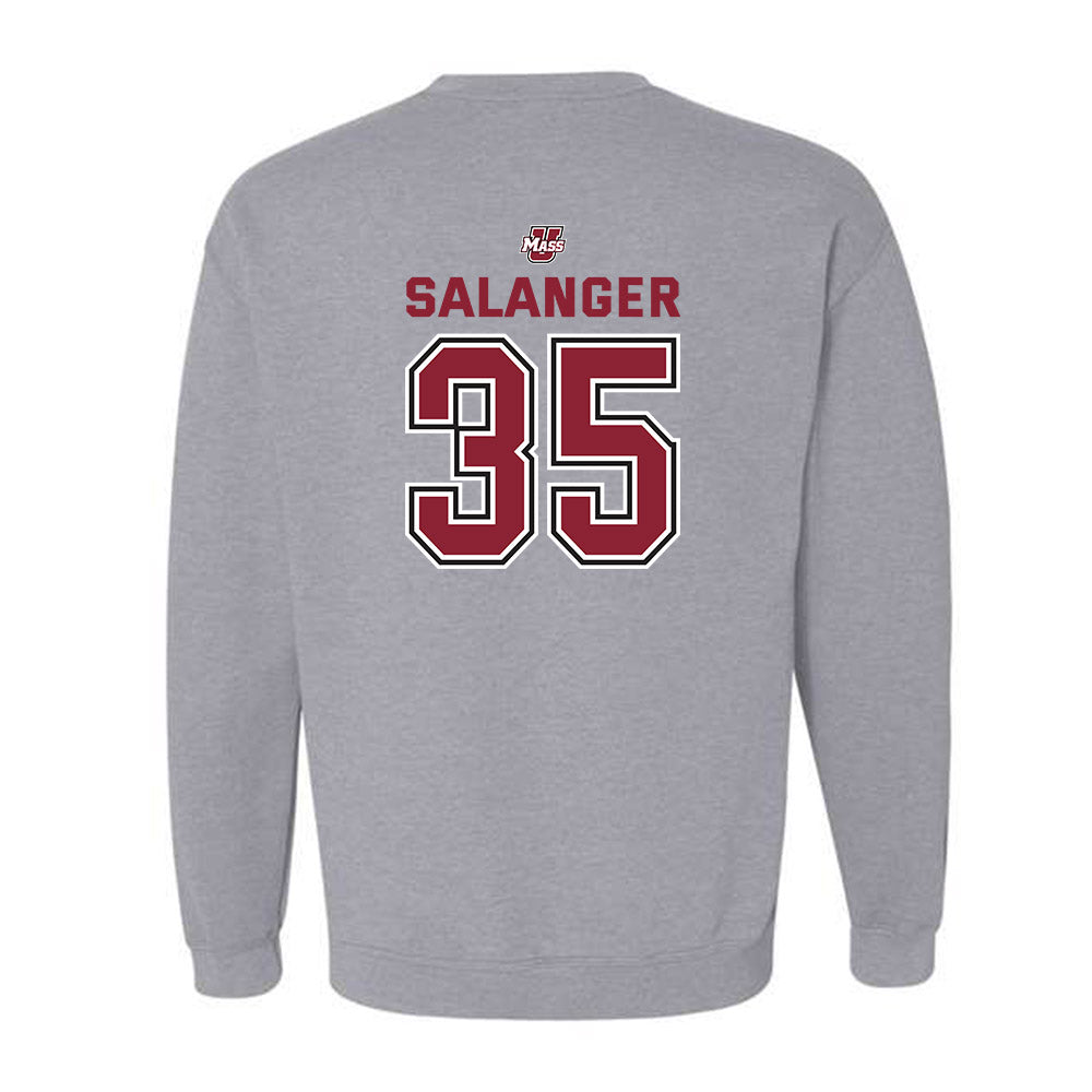 UMass - NCAA Men's Lacrosse : Owen Salanger - Classic Shersey Crewneck Sweatshirt