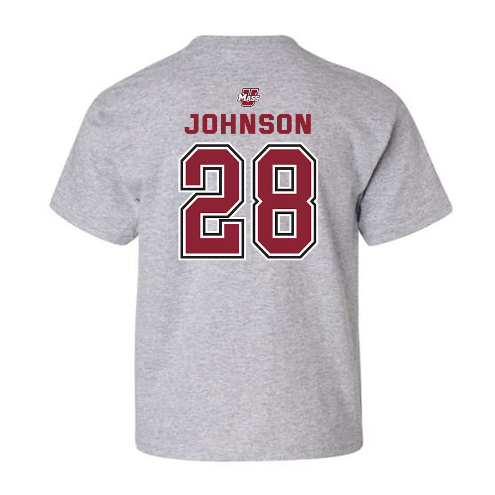 UMass - NCAA Men's Lacrosse : Xander Johnson - Classic Shersey Youth T-Shirt