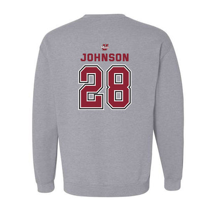 UMass - NCAA Men's Lacrosse : Xander Johnson - Classic Shersey Crewneck Sweatshirt