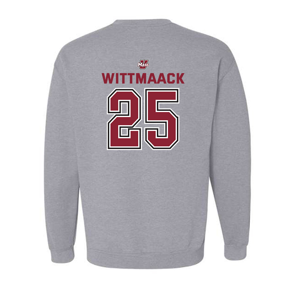 UMass - NCAA Men's Lacrosse : Jack Wittmaack - Classic Shersey Crewneck Sweatshirt