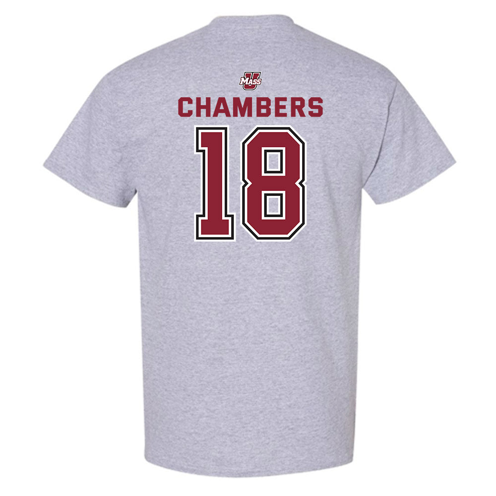 UMass - NCAA Men's Lacrosse : Cam Chambers - Classic Shersey T-Shirt-1
