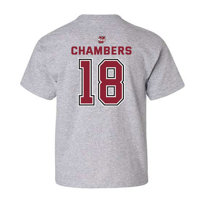 UMass - NCAA Men's Lacrosse : Cam Chambers - Classic Shersey Youth T-Shirt-1