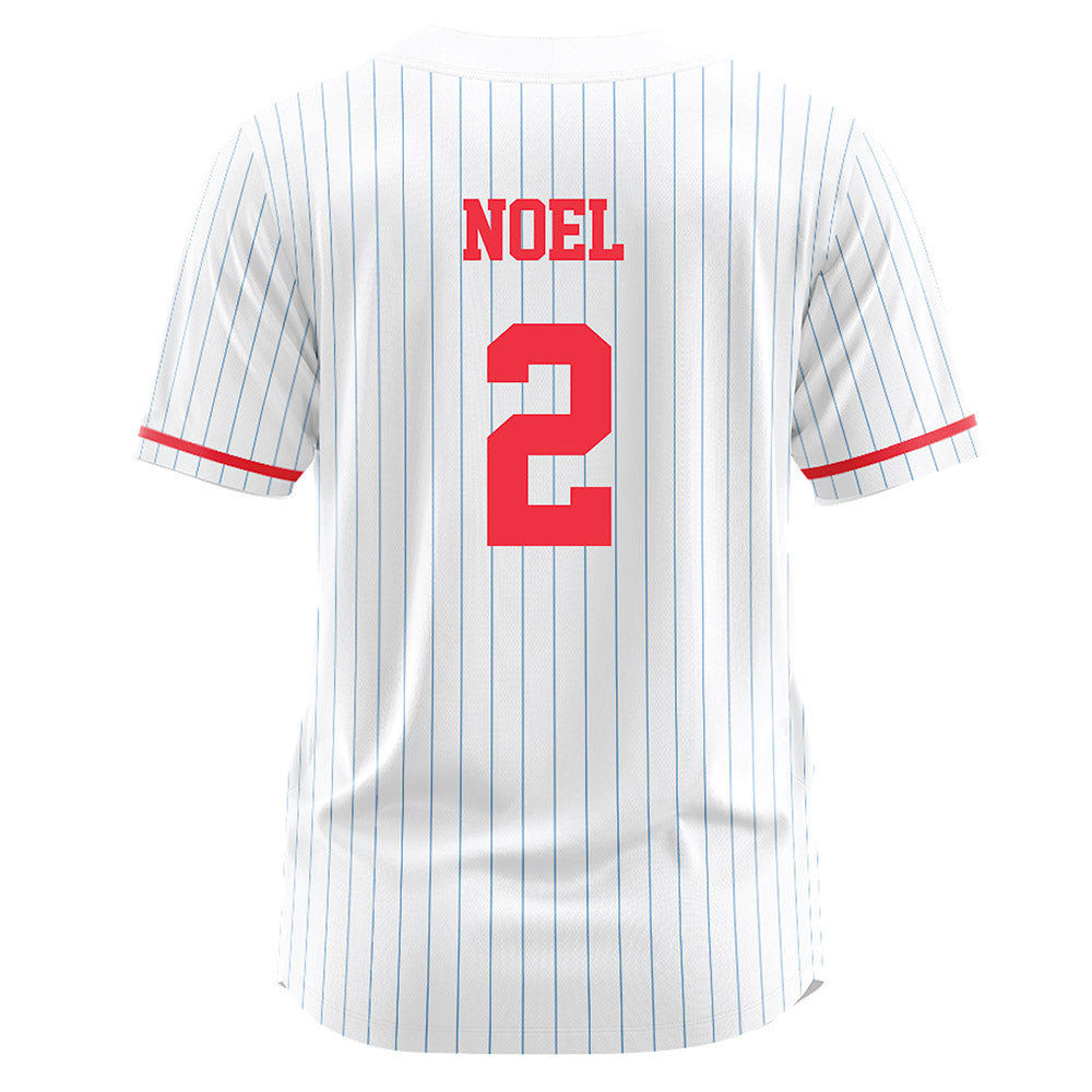 Liberty - NCAA Softball : Avery Noel - White Pinstripe Jersey-1